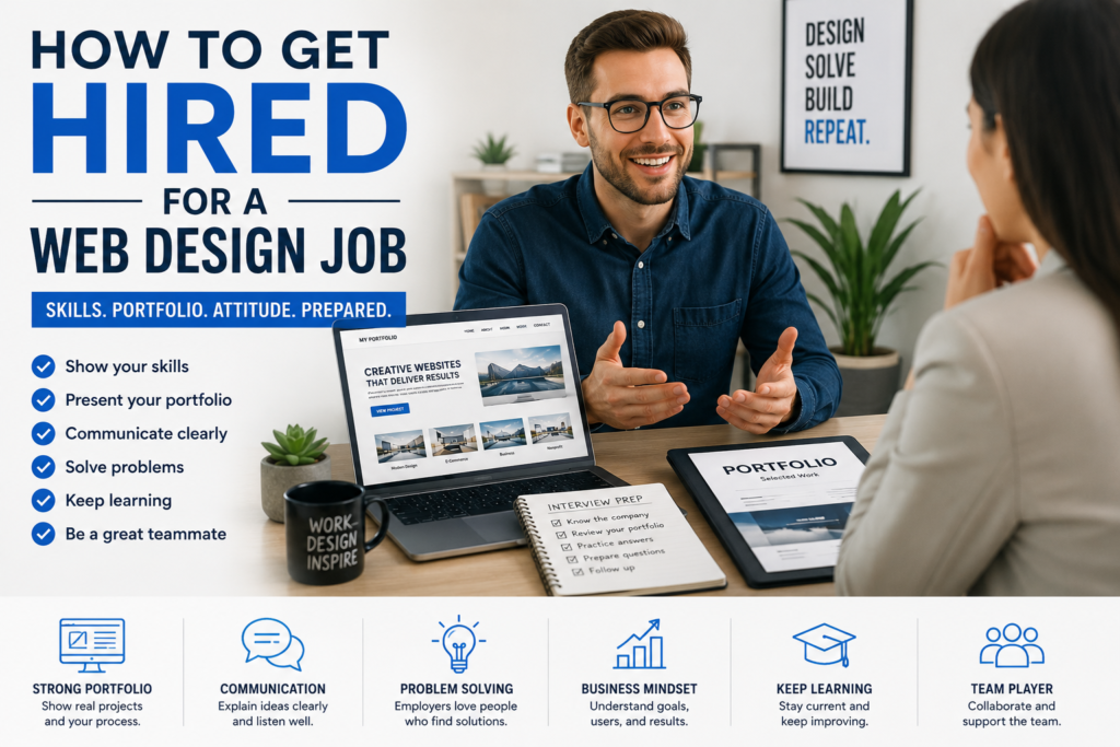 How to web design job interview